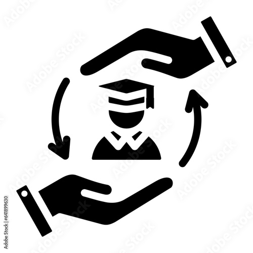 Loyalty Glyph Icon