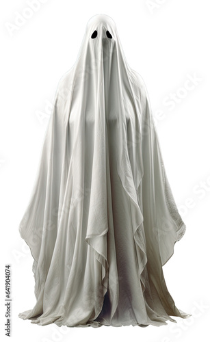 Blanket Ghost Isolated on Transparent Background 