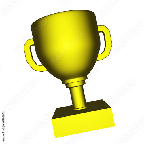 golden trophy, winner