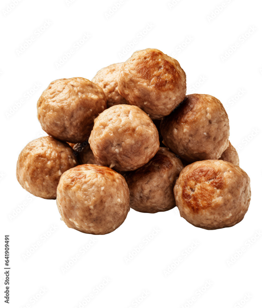 A stack of delicious meatballs A stack of delicious meatballs