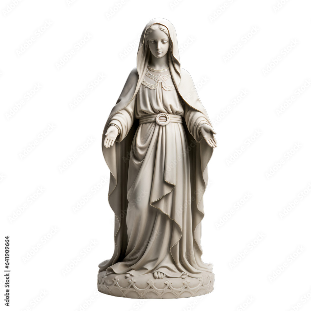 A beautiful statue of the Virgin Mary