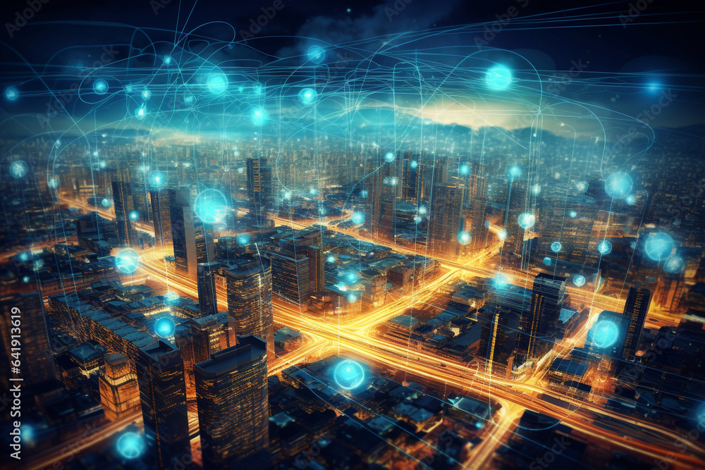 Digital technology, internet network connection, big data, digital marketing IoT internet of things Digital technology, internet network connection, big data, digital marketing IoT internet of things