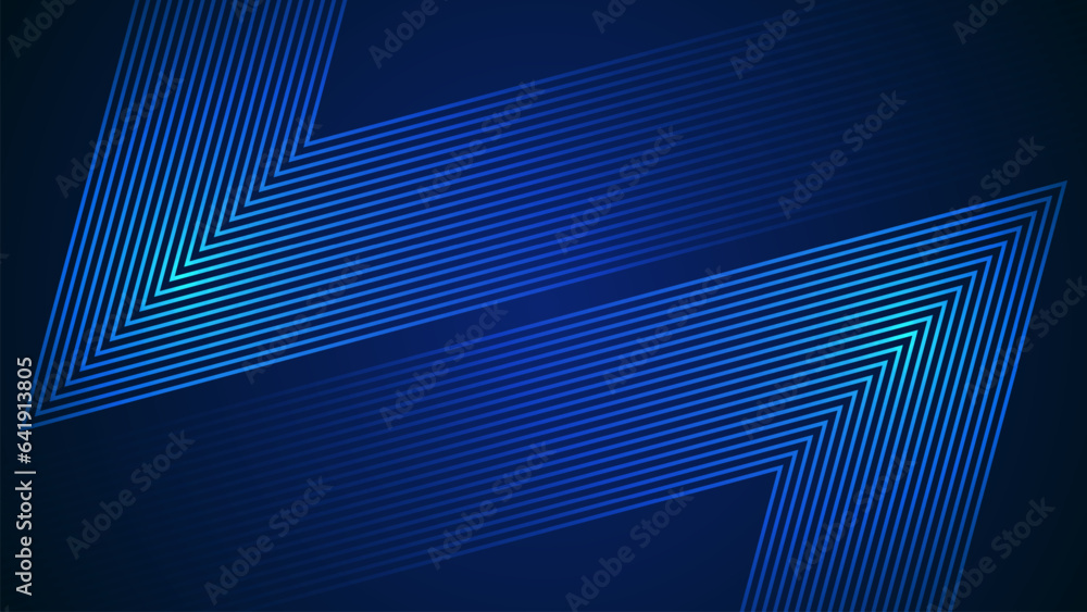 Dark blue simple abstract background with lines in a geometric style as the main element. Dark blue simple abstract background with lines in a geometric style as the main element.
