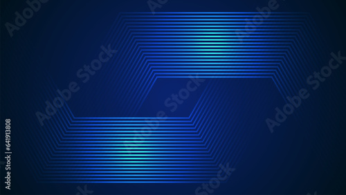 Dark blue simple abstract background with lines in a geometric style as the main element.