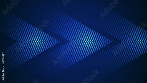 Dark blue simple abstract background with lines in a geometric style as the main element.
