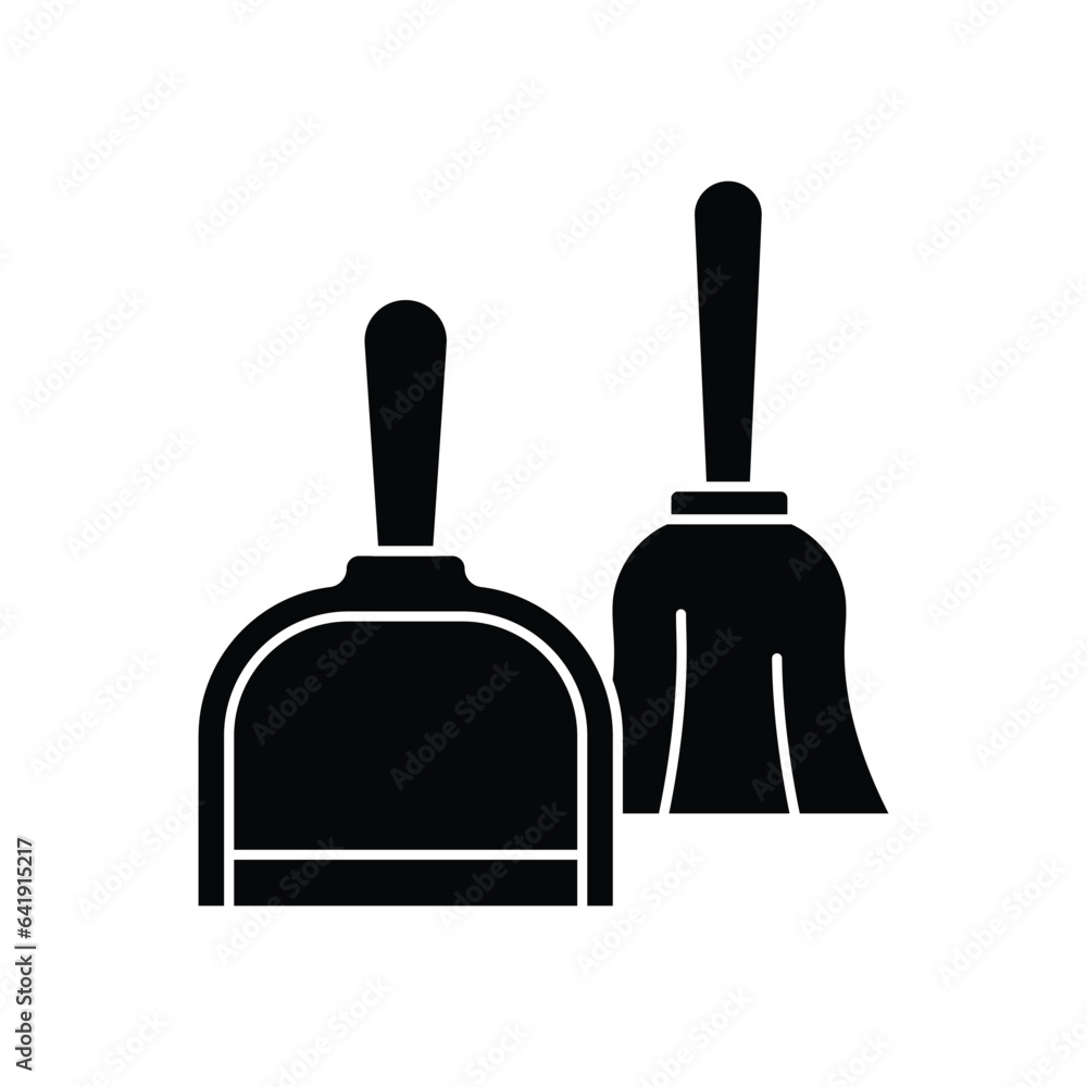 Obraz premium Dustpan vector icon. isolated on white background. vector illustration