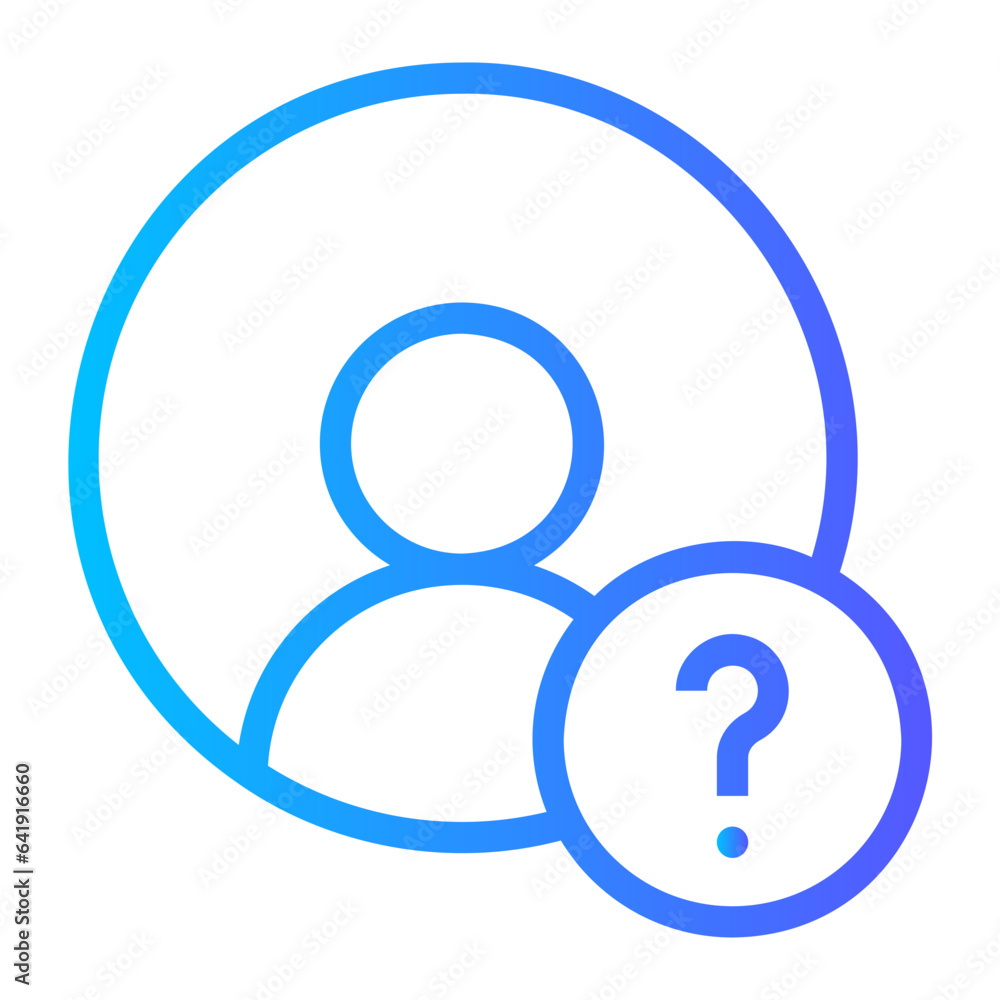 question mark gradient icon question mark gradient icon