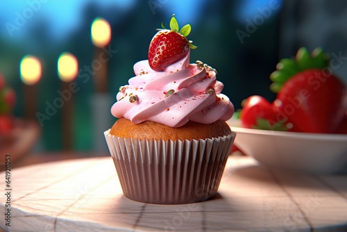 Sweet Strawberry cupcakes