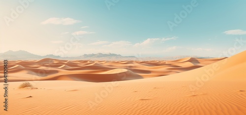 desert under the sunlight and a blue sky