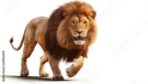 lion isolated on white © Dinaaf