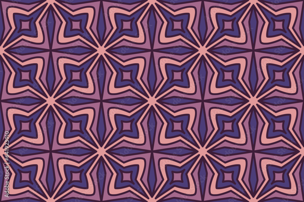 Seamless abstract geometric shape pattern