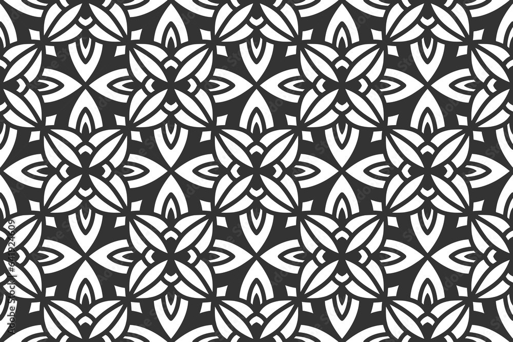 Seamless abstract geometric shape pattern Seamless abstract geometric shape pattern