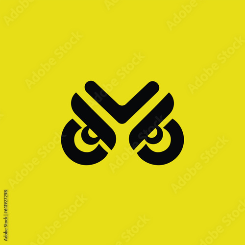 Modern owl logo Abstract owl logo Security owl logo owl eye logo
