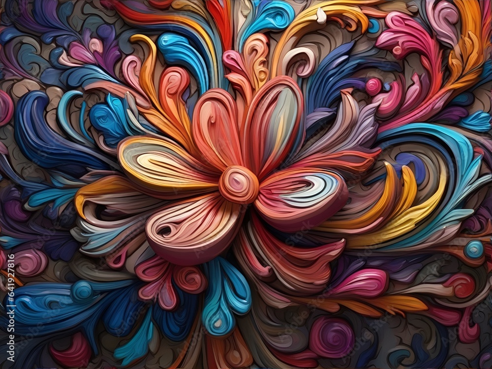 abstract floral background abstract floral background