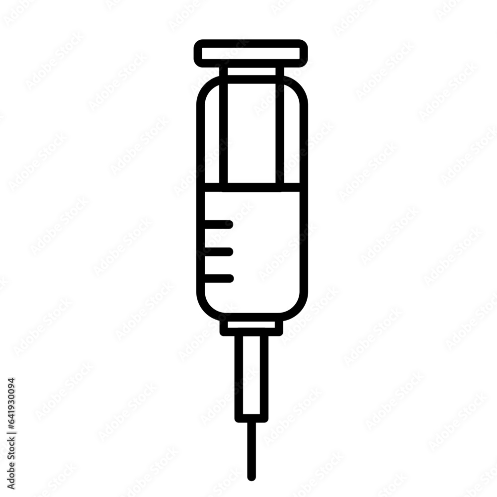 Medical syringe icon Medical syringe icon