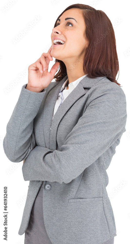 Digital png photo of caucasian businesswoman on transparent background Digital png photo of caucasian businesswoman on transparent background