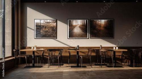 the coffee cafe interior minimalist