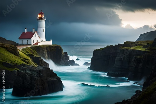 lighthouse on the coast of state © Image Studio