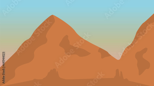 desert landscape wallpaper for computer hd vector design