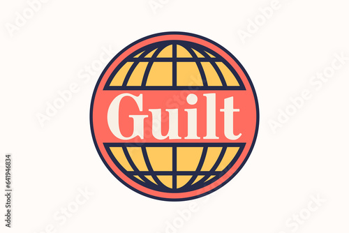 streetwear design guilt concept vector graphic tee templates ideas