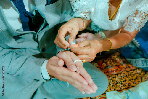 Thai wedding ceremony according to beliefs