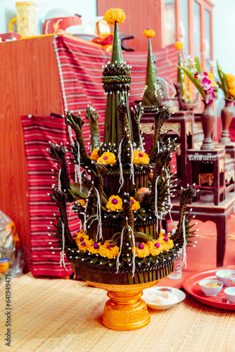 Religious ceremony Ordination as a monk