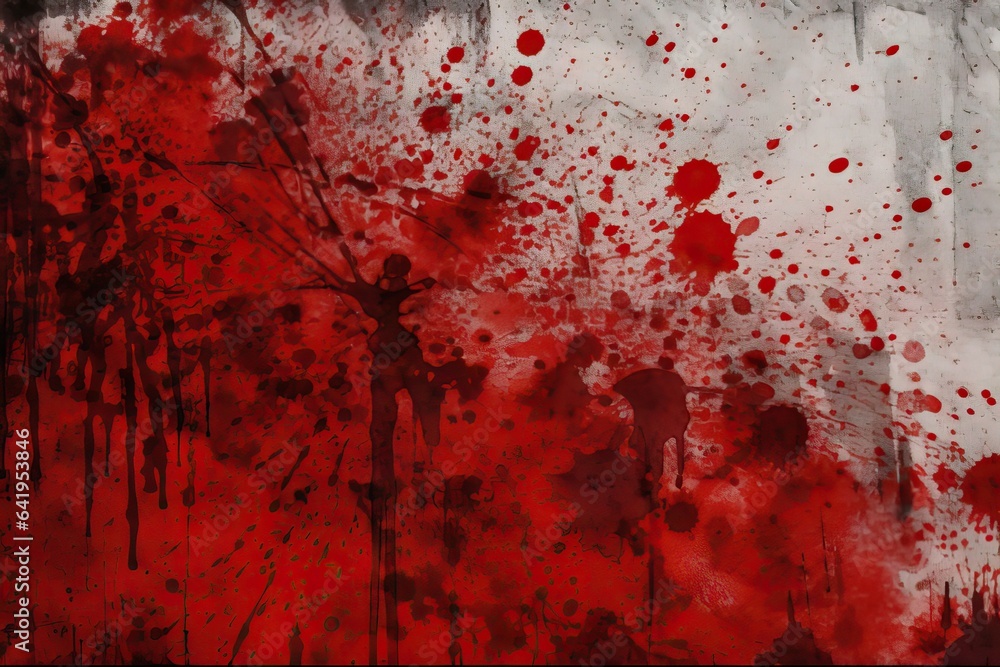 dark colours space dire bloodstain design art criminal blood flo wall crime abstract blood grunge bloody black halloween creepy fearful bleeding drip background evil splash background concept dirty - obrazy, fototapety, plakaty 