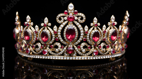 Ruby Crown A jewel encrusted crown