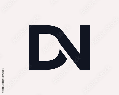 Creative Alphabet 'DN' Logo Design Template for Your Business.