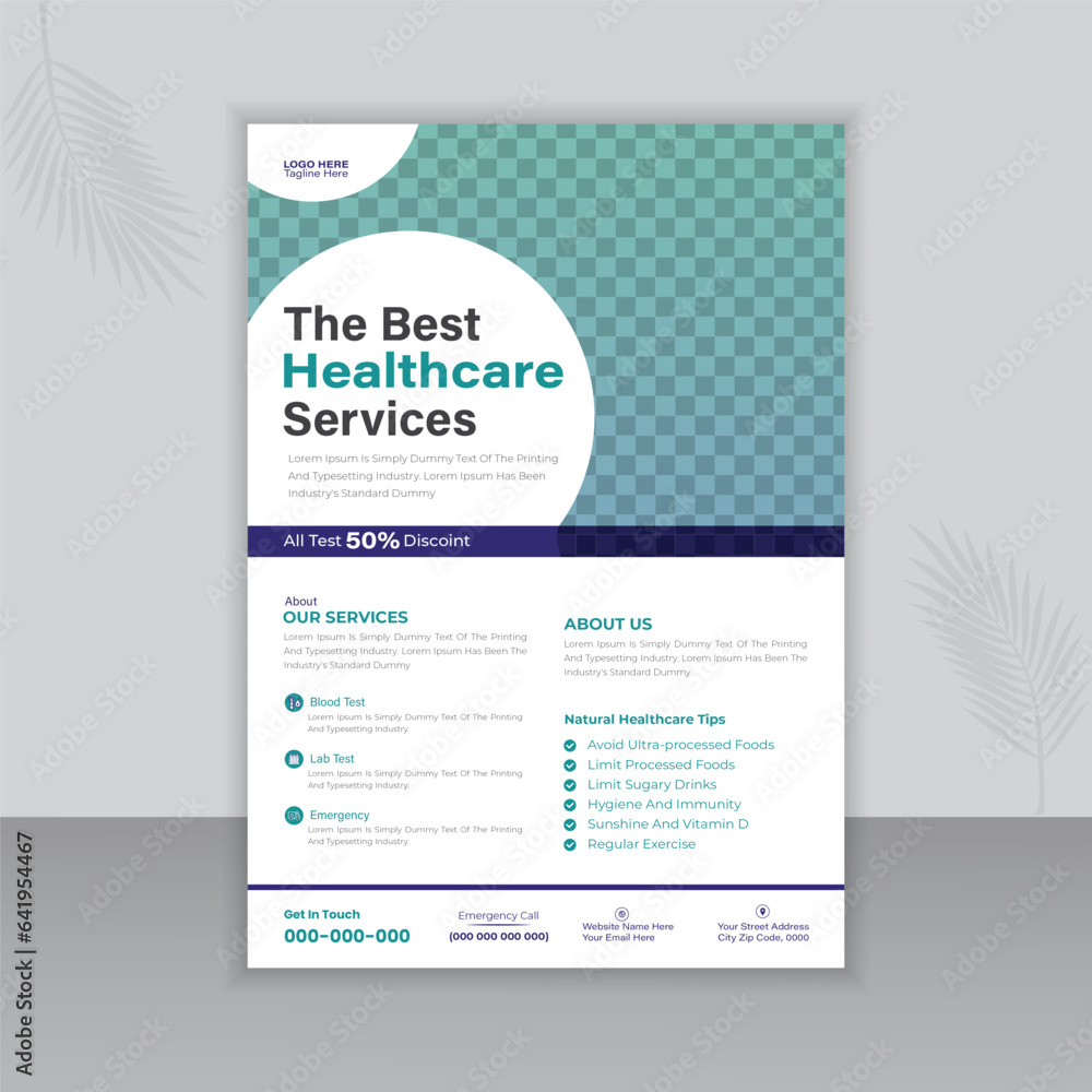 Medical Flyer Or Brochure Design Template