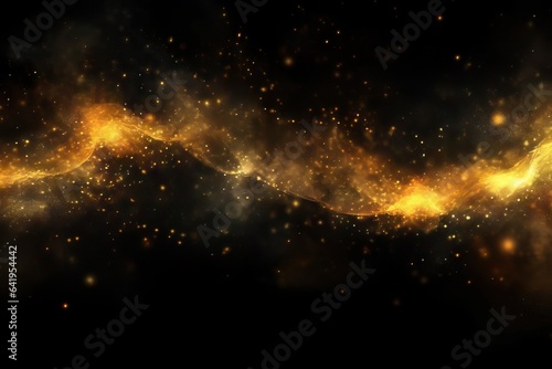 angle magic black black gold banner art wide dust Beautiful galaxy golden background Abstract holiday background magic explosion celebrat abstract blurred widescreen border background gold art blur