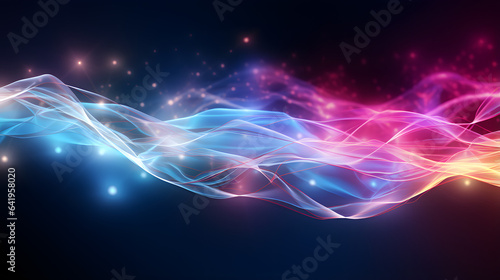 Fiber optic glowing background