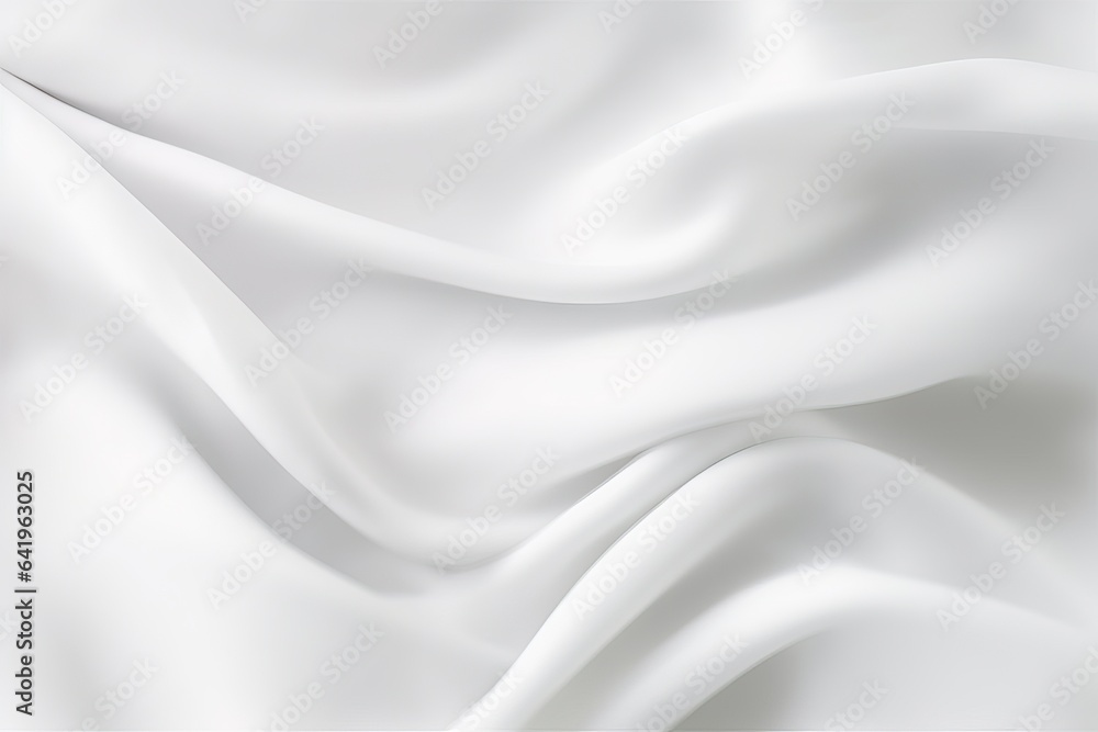 Fototapeta premium fold material texture soft satin smooth peaceful elegant soft s background fashion calm graphic abstract silky movement blurred ripple luxurious natural new shine textile fabric white effect beauty