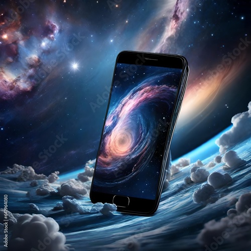 mobile phone and earth