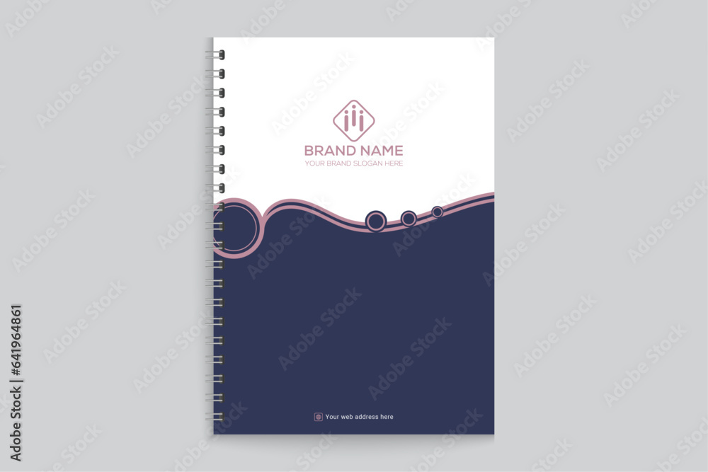 Simple notebook cover template Simple notebook cover template