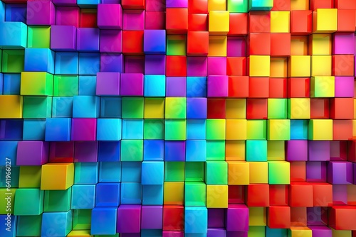 graphic green 3d design colourful block colours yellow abstract render purple block background Rainbow red cube colorful pink abstract three-dimensional rainbow sh background blocks blue geometric photo