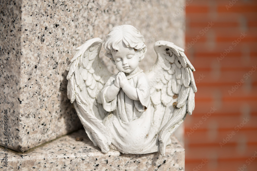 Fototapeta premium Friedhof, Engel, Statue