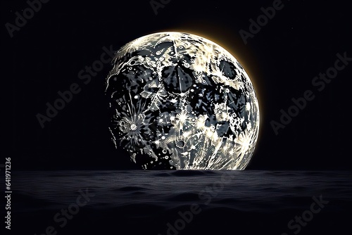 satellite light moon universe planet astronomy background sphere furnished blu full isolated black dark Planet lunar sky Moon surface star night cycle space astrology NASA Elements moonlight galaxy
