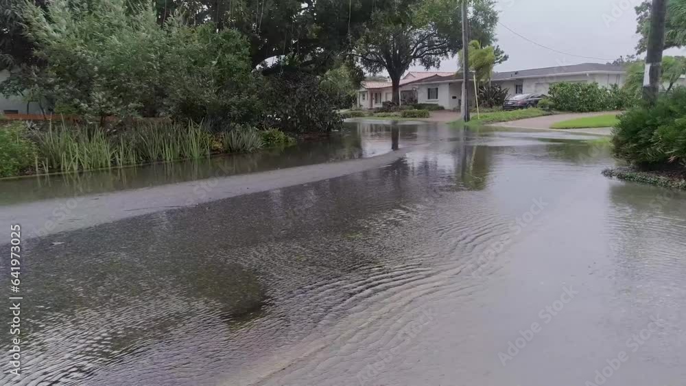 4K Drone Video of Flooding Caused by Storm Surge of Hurricane Idalia in ...