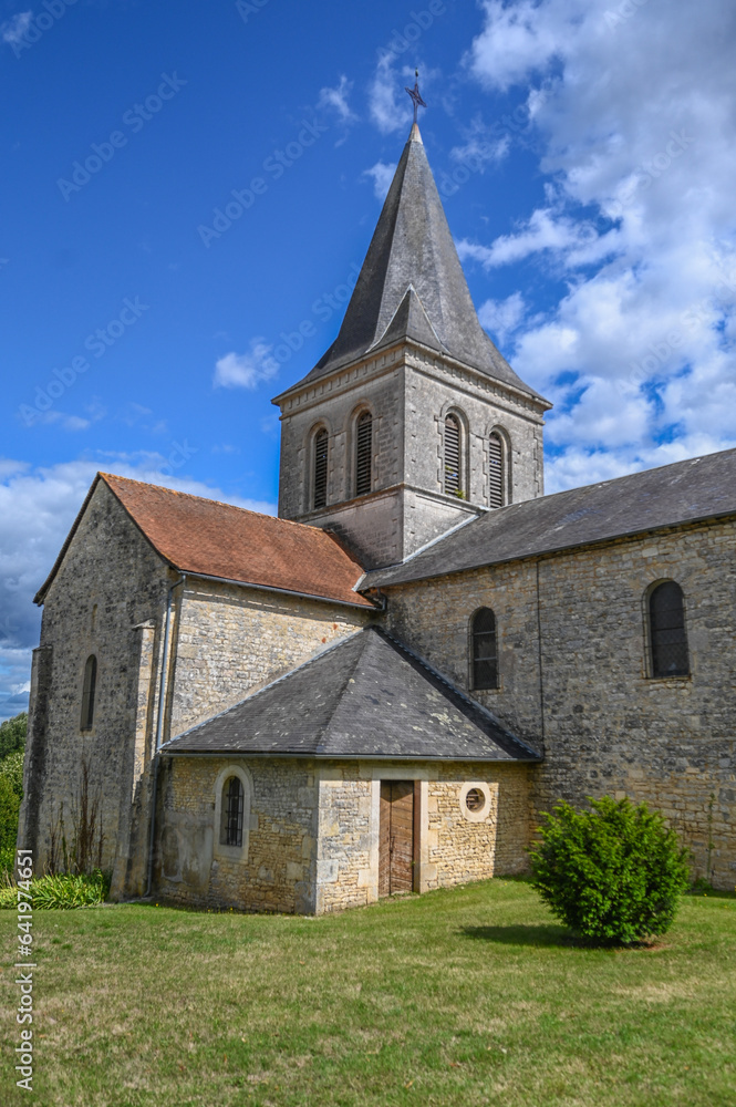 Verteuil-sur-Charente is a village situated on the banks of the river Charente, in the quiet French countryside with a beautiful castel and water mills. High quality photo