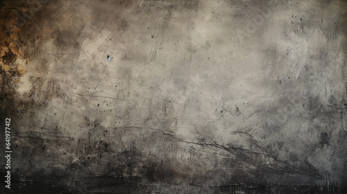 Abstract Grey Watercolor Landscape photo