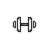 this is Gym and Sport icon in pixel art with simple color and white background ,this item good for presentations,stickers, icons, t shirt design,game asset,logo and your project.