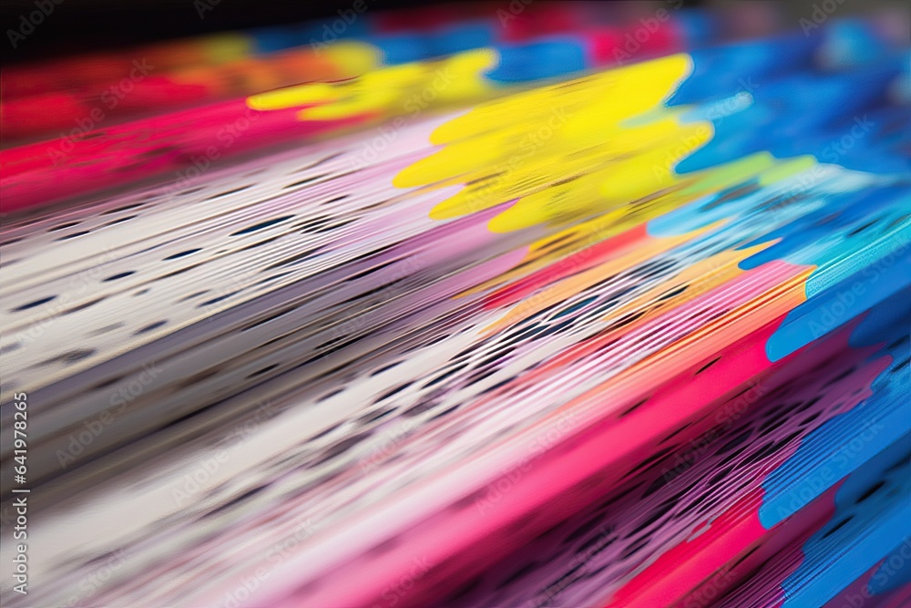 bar stack blue printing colours out cmyk print ink color m cut image