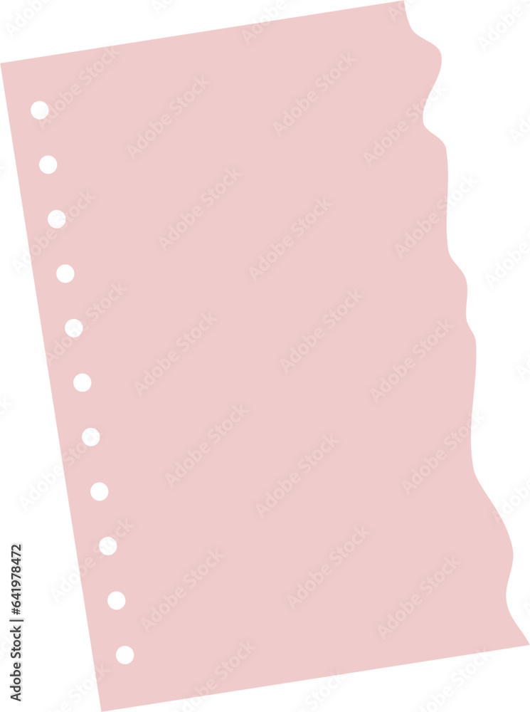 Pink Torn Paper Pink Torn Paper