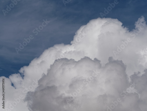 blue sky with clouds (close up)