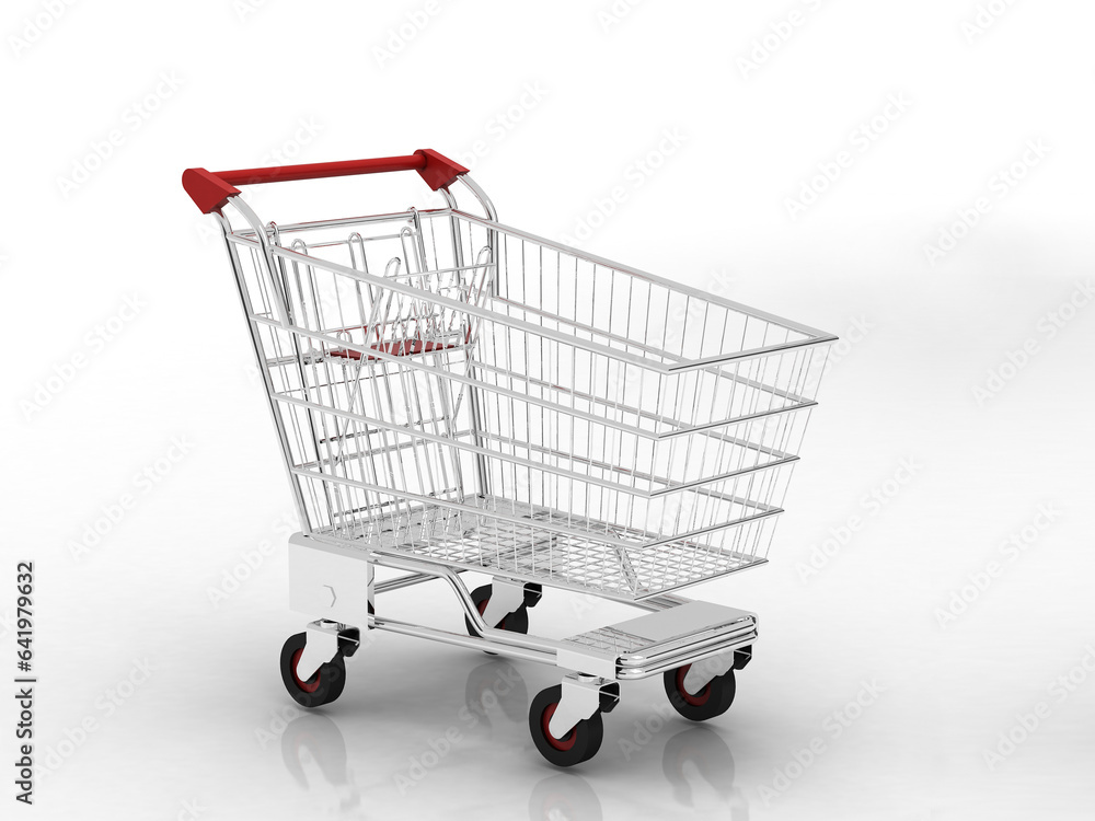 shopping cart isolated shopping cart isolated