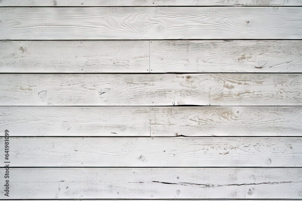 Obraz premium hardwood floor abstract line exterior house board grimy texture aged grunge background dirty white fence construction wooden grey natu design material closeup natural background wall grey timbering