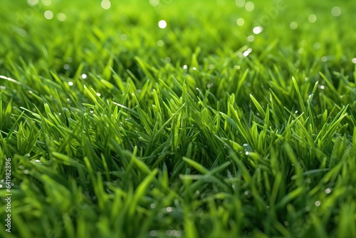 Clean green grass