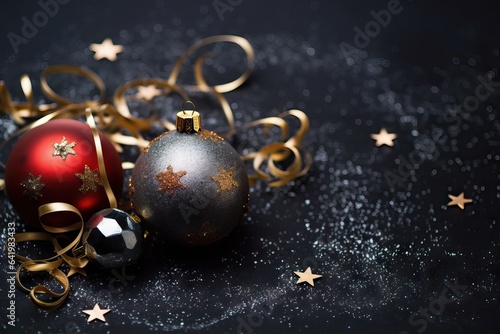new bauble holiday festive pattern star celebration gold background gold design decoration year Christmas winter gift decoration ball ornam new card frame christmas christmas dark merry background
