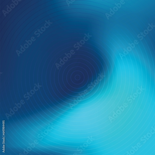 Blue gradient background. Blur pattern. Modern banner template design with space for your text. Vector illustration